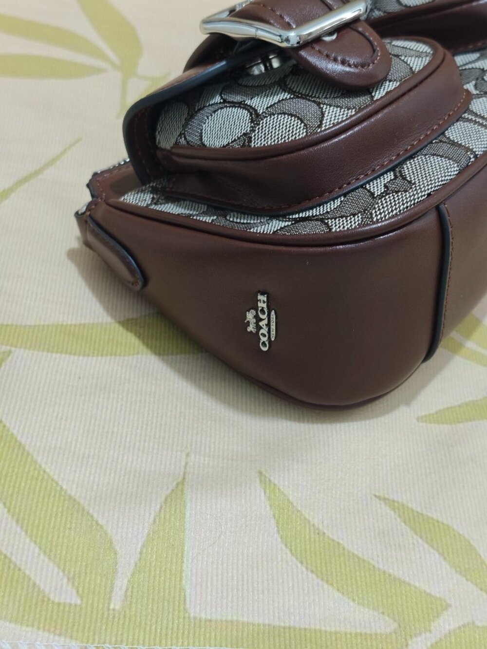 Brown Coach Signature Shoulder Crossbody Bag - Picture 9 of 11